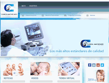 Tablet Screenshot of clinicamachicado.com